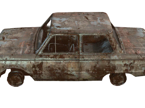 BrokenCar 3D Model