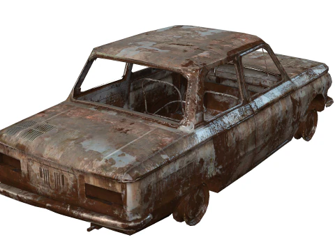 BrokenCar 3D Model