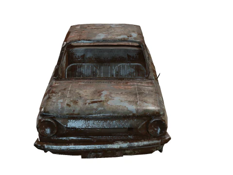 BrokenCar 3D Model