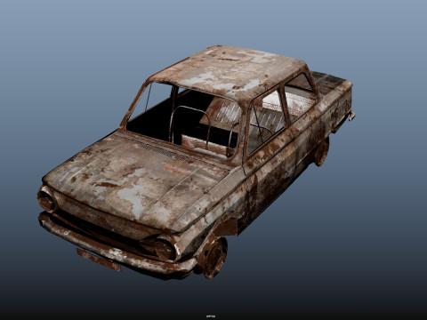 BrokenCar 3D Model