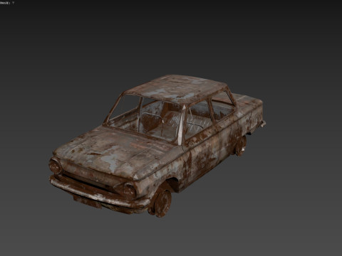 BrokenCar 3D Model