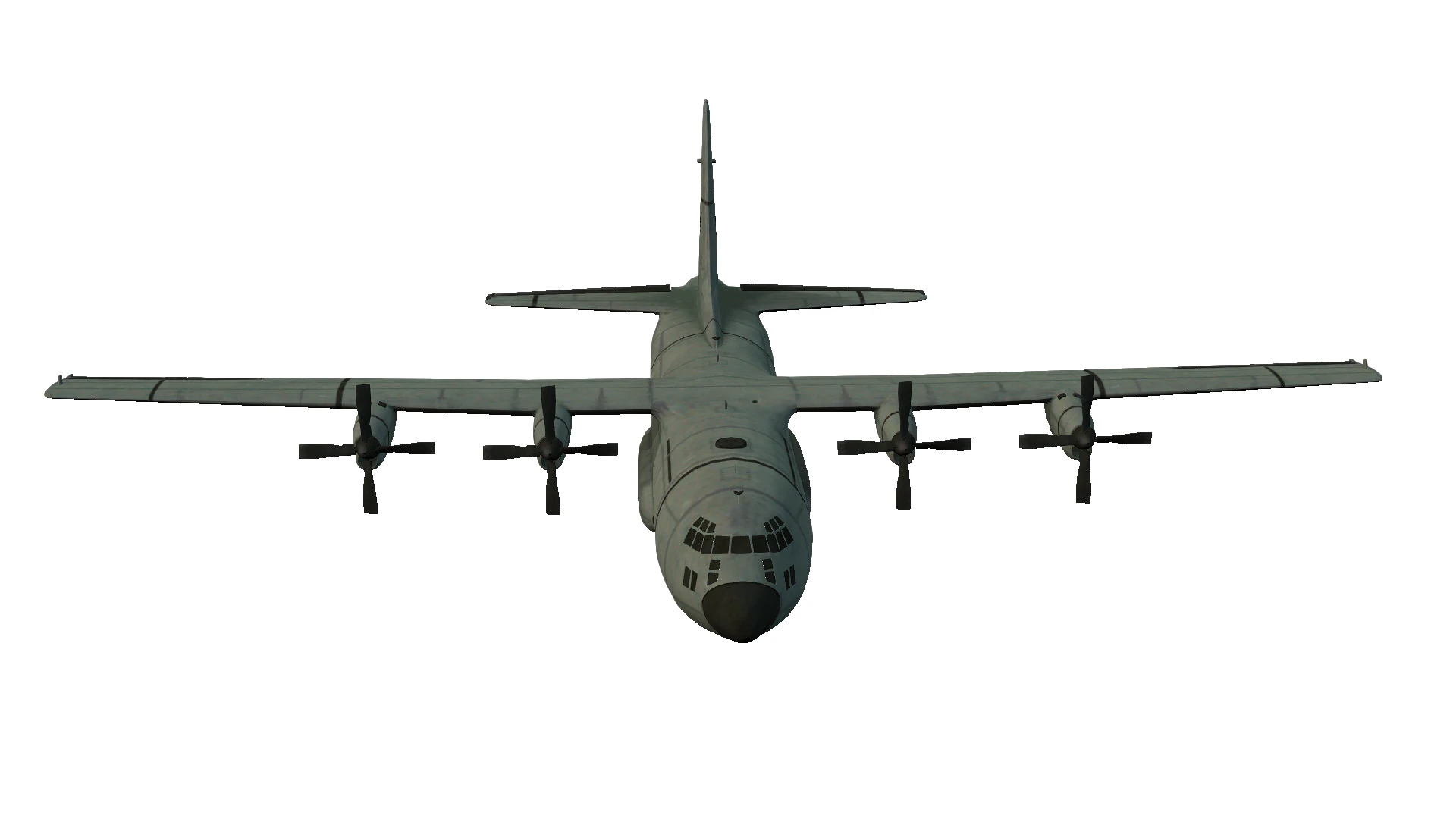 C130 3D Model .c4d .max .obj .3ds .fbx .stl .blend 