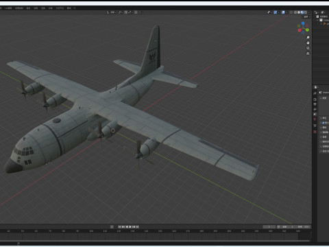 C130 3D मॉडल