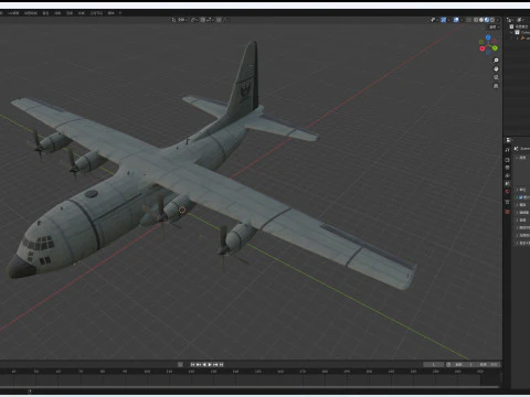 C130 3D Model