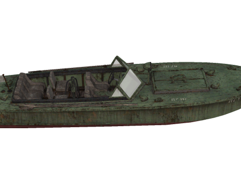 Boat 3D 모델