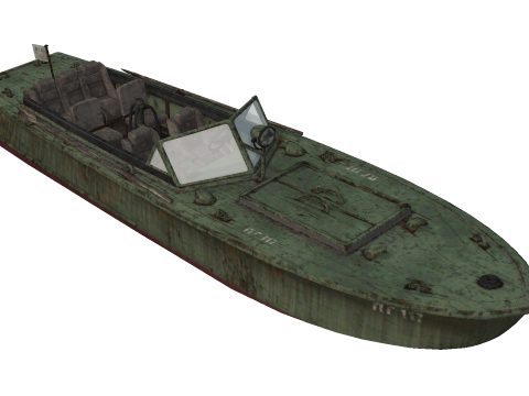 Boat 3D 모델