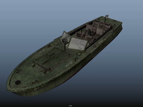 Boat 3D 모델