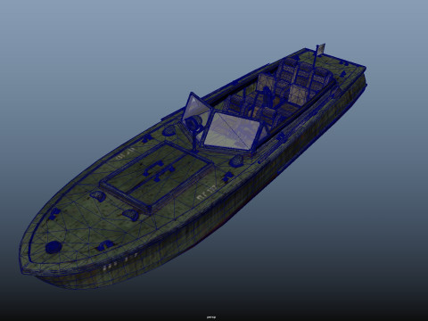 Boat 3D 모델