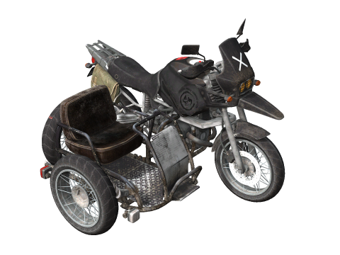 Motorbike 3D Model