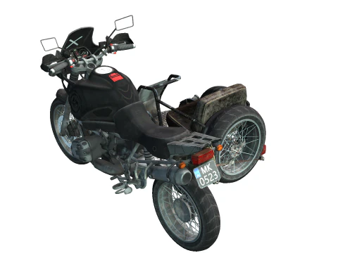 Motorbike 3D Model