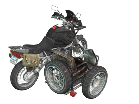 Motorbike 3D Model