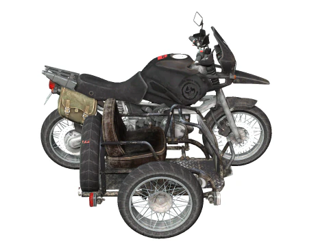 Motorbike 3D Model