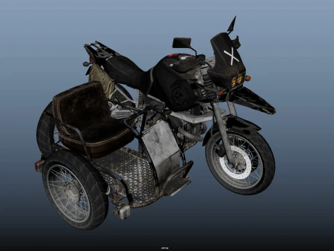 Motorbike 3D Model