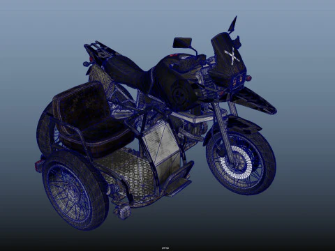 Motorbike 3D Model