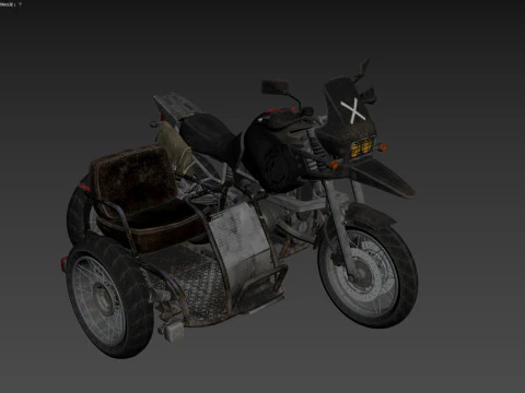 Motorbike 3D Model