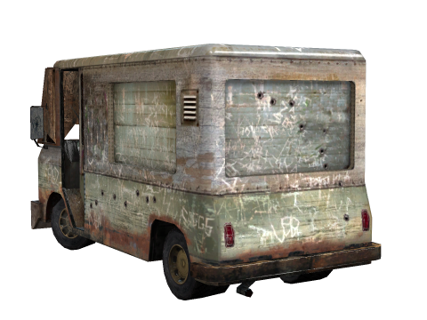 Broken Car 3D Модель