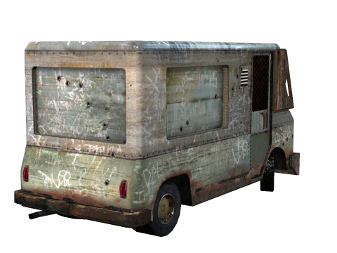 Broken Car 3D Модель