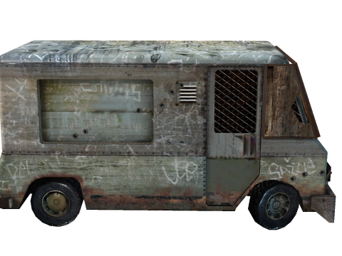 Broken Car 3D Модель