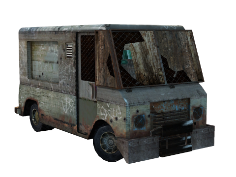 Broken Car 3D Модель