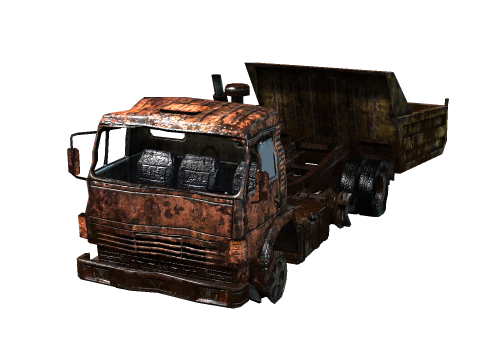 Bus broken 3D Model