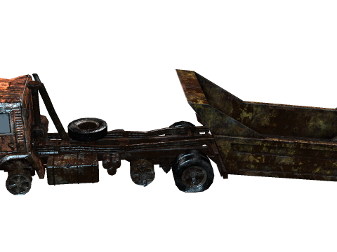 Bus broken 3D Model