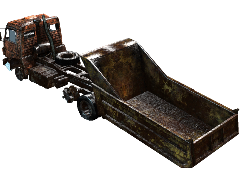 Bus broken 3D Model