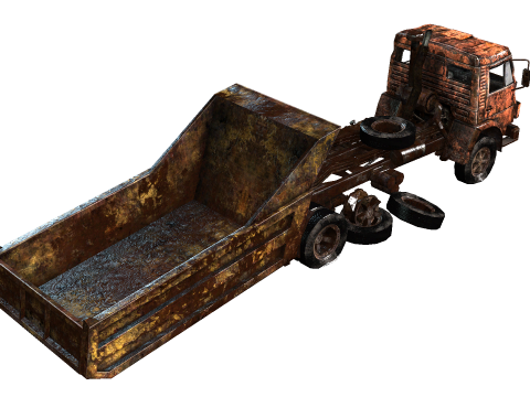 Bus broken 3D Model
