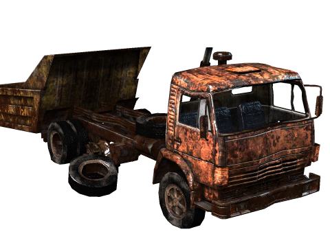 Bus broken 3D Model