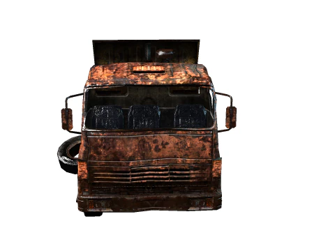 Bus broken 3D Model