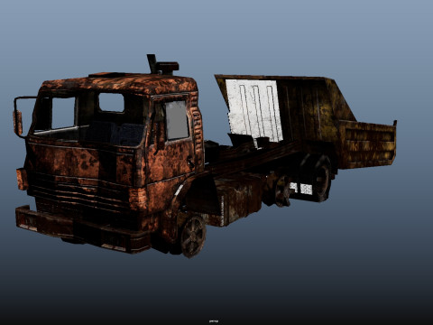 Bus broken 3D Model