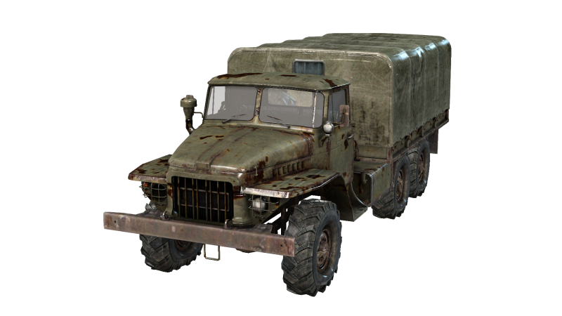 Truck 3D Model .c4d .max .obj .3ds .fbx .stl .blend 