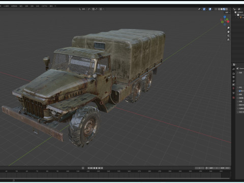 Truck 3D Model