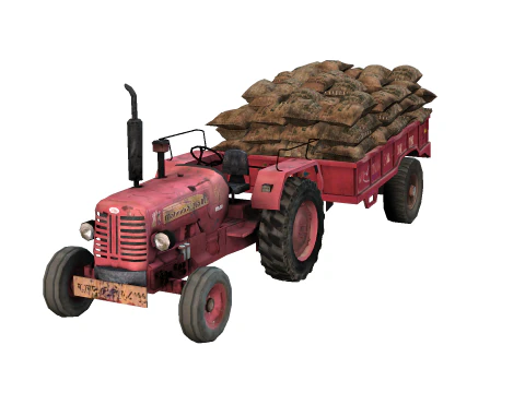 Трактор 3D Модель