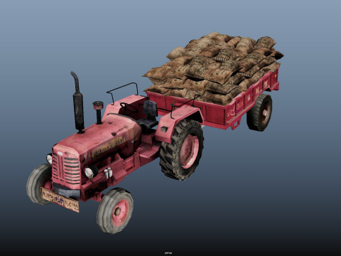 Tractor 3D Model