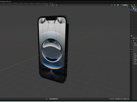 IPhone16e 3Dモデル