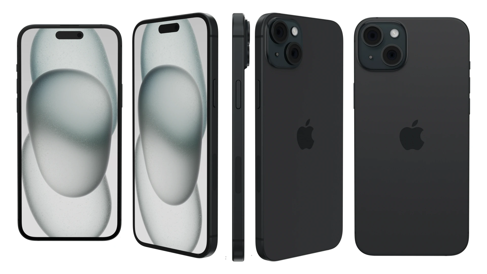 IPhone15Plus 3D Model .c4d .max .obj .3ds .fbx .stl .blend 