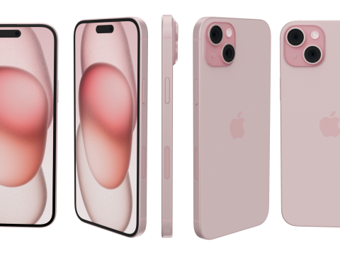 IPhone15Plus 3Dモデル