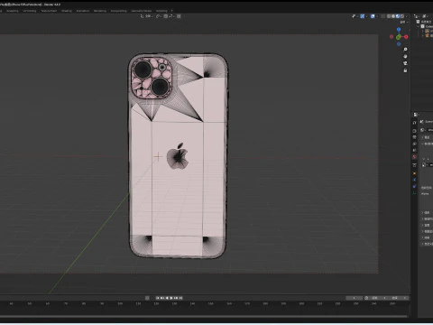 IPhone15Plus 3D Model
