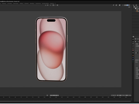 IPhone15Plus Modelo 3D