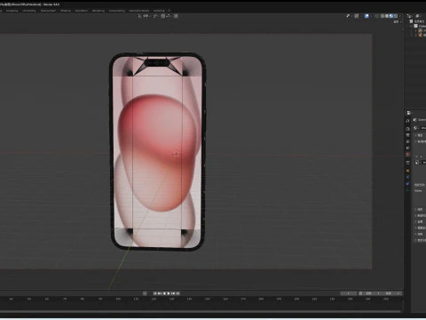 IPhone15Plus 3D Model