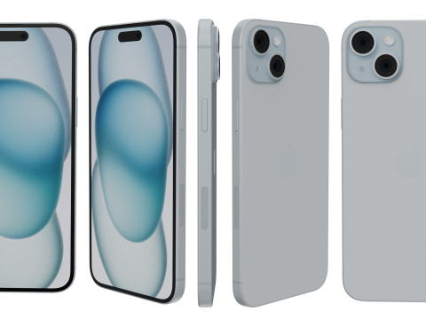 IPhone15Plus 3D Model