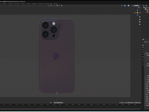 IPhone14ProMax 3D Model