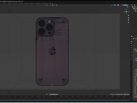 IPhone14ProMax 3D Model