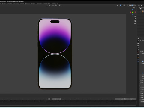 IPhone14ProMax 3D Model