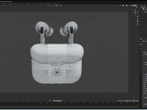 AirPodsPro 3D Model