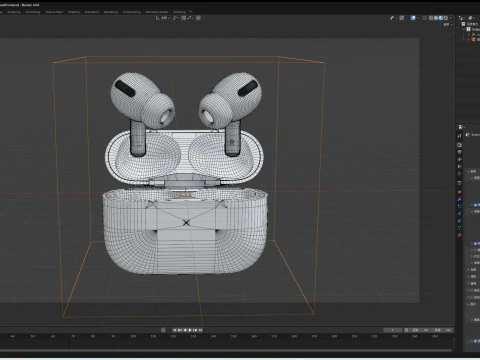 AirPodsPro 3D Model