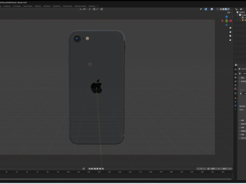 IPhoneSE 3D 모델