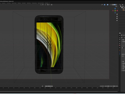 IPhoneSE 3D 모델