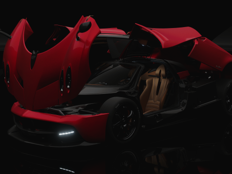 Pagani Huayra 3D 모델