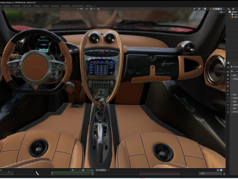 Pagani Huayra 3D Model